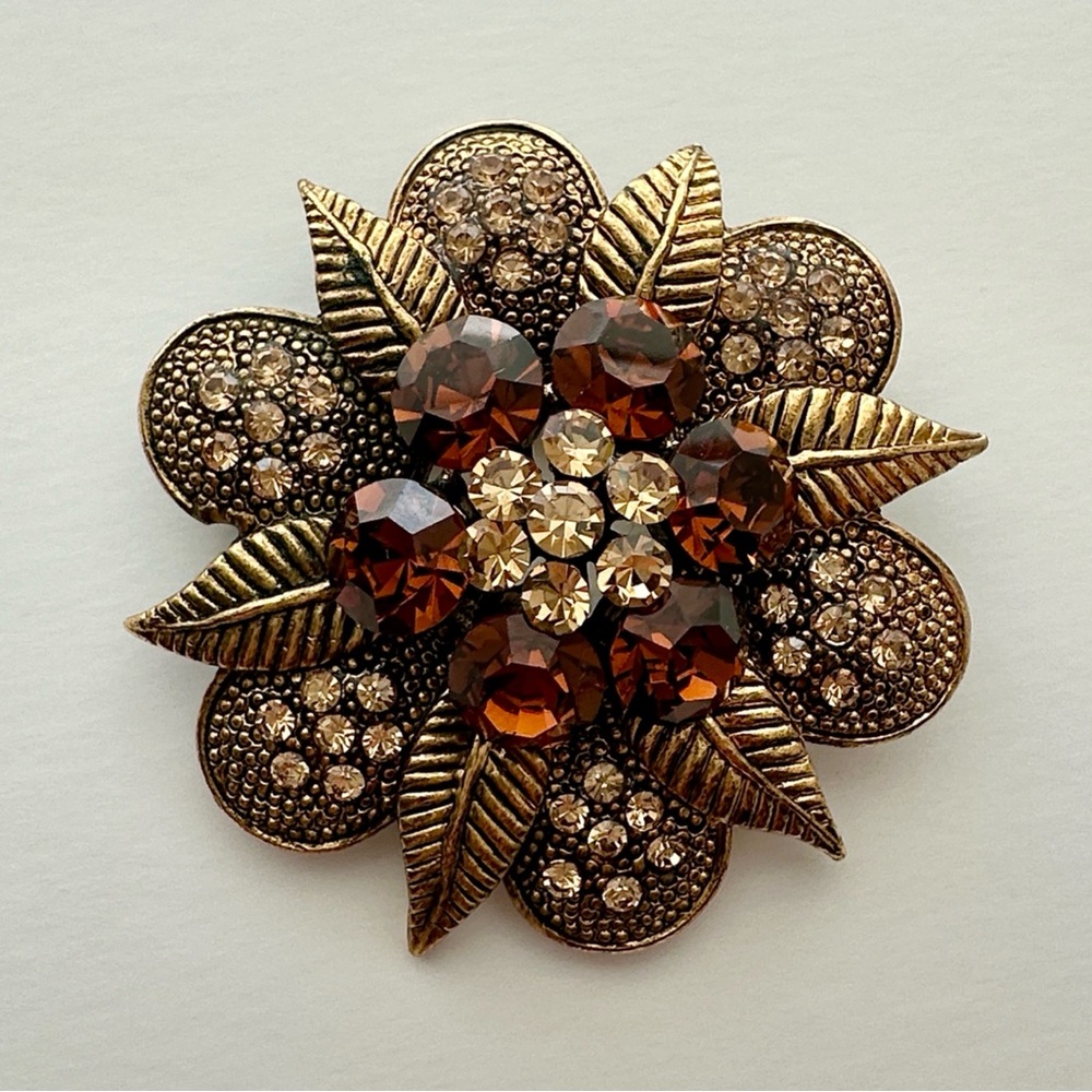Vintage 1990’s Floral Brooch from Royal Ontario Museum (ROM)